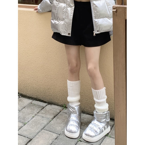 細細條潮酷運動風時尚雪地靴男女冬季防水加厚保暖情侶短筒棉鞋 細細條潮酷運動風時尚雪地靴男女冬季防水加厚保暖情侶短筒棉鞋