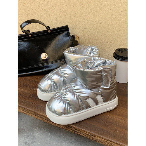 細細條潮酷運動風時尚雪地靴男女冬季防水加厚保暖情侶短筒棉鞋 細細條潮酷運動風時尚雪地靴男女冬季防水加厚保暖情侶短筒棉鞋