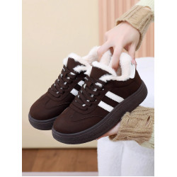 2025冬季新款老北京布鞋女加絨加厚雪地靴綿羊毛保暖時尚百搭棉靴