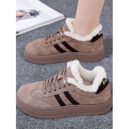 2025冬季新款老北京布鞋女加絨加厚雪地靴綿羊毛保暖時尚百搭棉靴