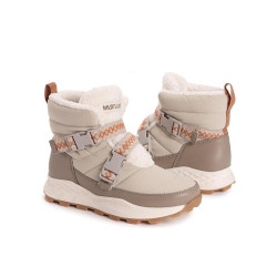 出口戶外雪地靴女冬季加絨保暖東北防寒防水厚底防滑短靴42碼