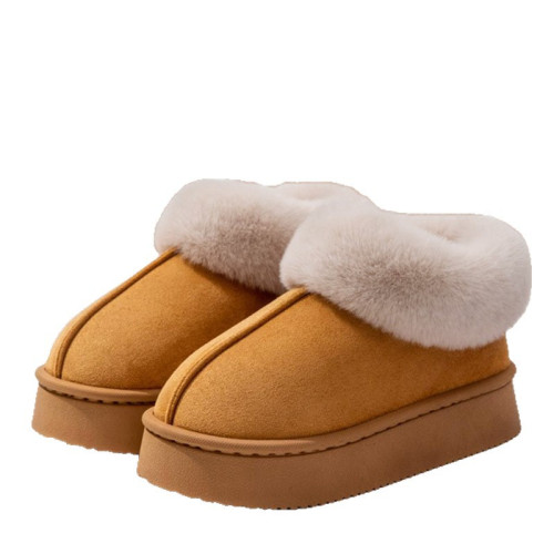 厚底雪地靴女款冬季2026新款外穿防滑短筒靴加絨保暖毛毛包跟棉鞋 厚底雪地靴女款冬季2026新款外穿防滑短筒靴加絨保暖毛毛包跟棉鞋