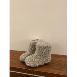 內增高白色毛毛靴秋冬加絨雪地靴女鞋2025新款毛毛鞋保暖棉鞋短靴