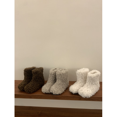 內增高白色毛毛靴秋冬加絨雪地靴女鞋2025新款毛毛鞋保暖棉鞋短靴