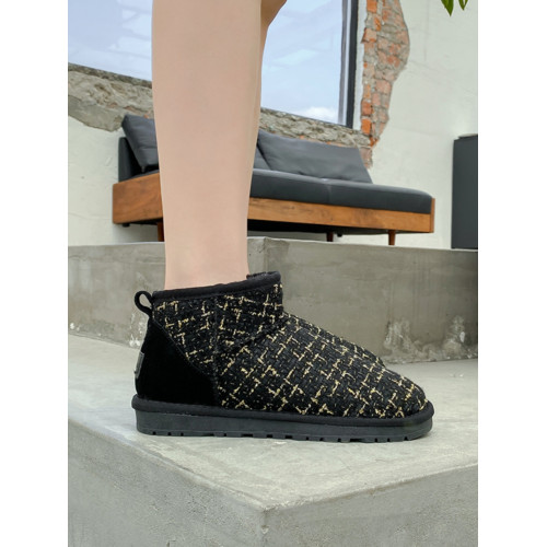 周冬雨同款雪地靴女皮毛一體2025新款小香風保暖加絨加厚防滑棉鞋