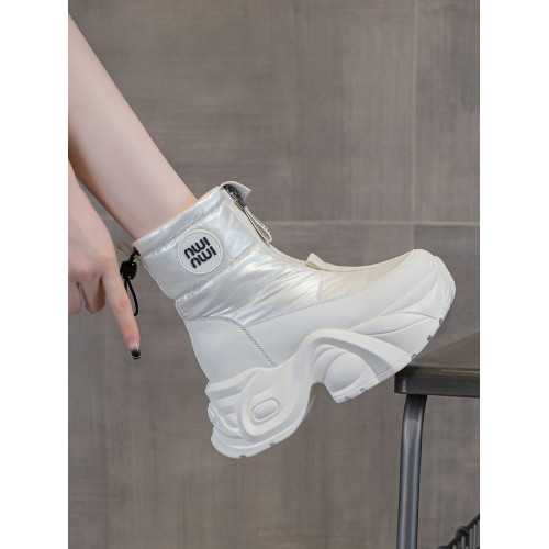 增高厚底雪地靴女2025新款爆款百搭冬季加絨保暖防水防滑高幫棉鞋