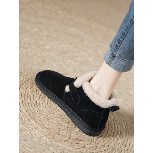 真羊皮毛一體雪地靴女款2025年新款女鞋冬季加絨加厚短款麵包棉鞋 真羊皮毛一體雪地靴女款2025年新款女鞋冬季加絨加厚短款麵包棉鞋