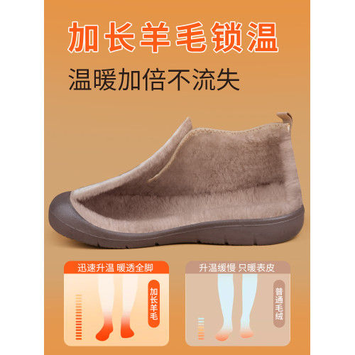 雪地靴女冬季加絨老北京布鞋棉鞋防滑一腳蹬軟底保暖媽媽老人棉靴 雪地靴女冬季加絨老北京布鞋棉鞋防滑一腳蹬軟底保暖媽媽老人棉靴