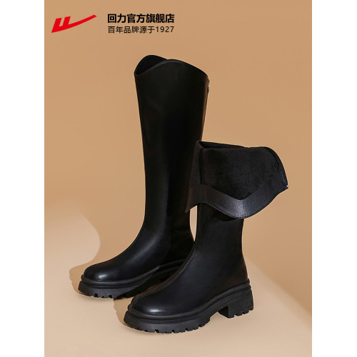 廻力馬丁靴女款長靴女2025港風靴子冬款加絨爆款小個子長筒騎士靴 廻力馬丁靴女款長靴女2025港風靴子冬款加絨爆款小個子長筒騎士靴