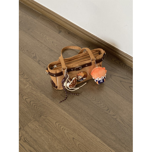 錢一波痛包｜秋冬新款麂皮絨棕托特小食量追星演唱會藏支架單肩包