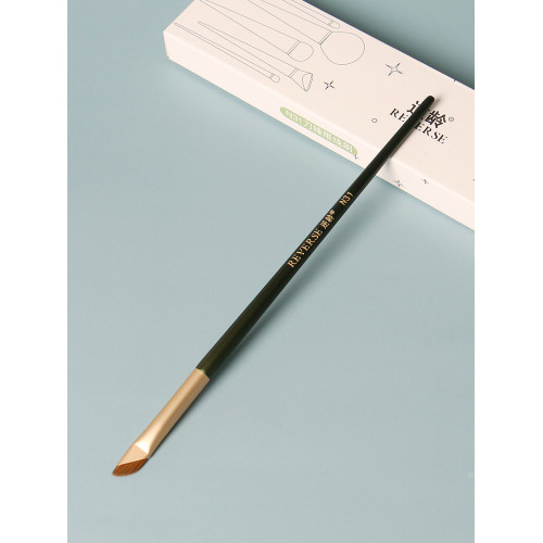 逆齡N31刀鋒眼線刷極細斜角眼瞼下至臥蠶細節眉刷新手可攜式化妝刷