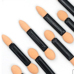 【100支】雙頭海綿眼影棒一次性乳膠眼影刷美甲暈染大小頭影樓用