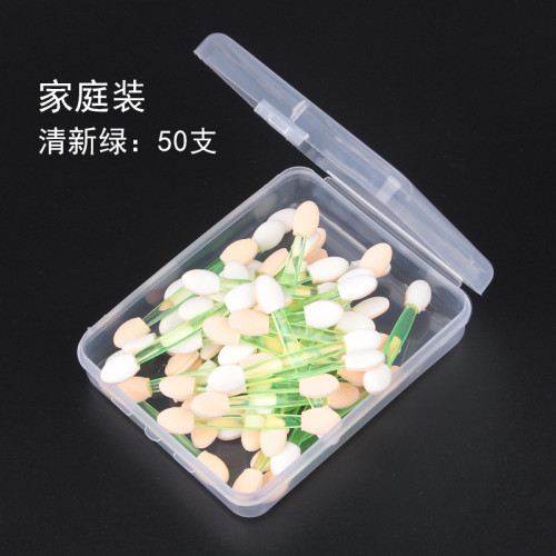 【100支】雙頭海綿眼影棒一次性乳膠眼影刷美甲暈染大小頭影樓用