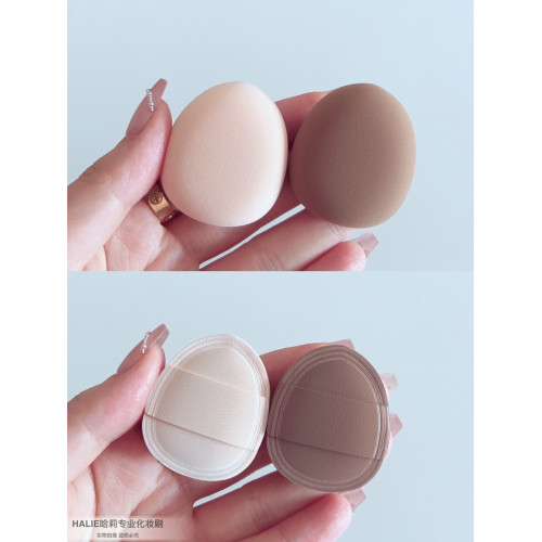 超軟！迷你奶皮棉花糖粉撲小號腮紅粉撲美妝蛋乾濕兩用盒裝