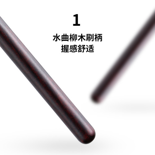 菲絲加芬專業眼線刷斜角細節臥蠶刷精細眉刷可攜式一支B-209化妝刷