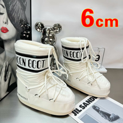 厚底毛毛靴女冬季6cm增高棉鞋加絨加厚東北白色雪地靴冬戶外防寒