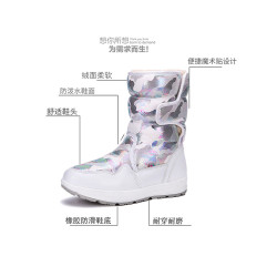 東北雪地靴女款皮毛一體2026冬季新款防水防滑加絨加厚中筒大棉鞋