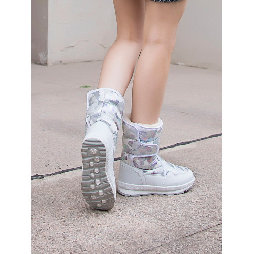 東北雪地靴女款皮毛一體2026冬季新款防水防滑加絨加厚中筒大棉鞋