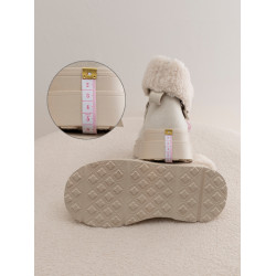 厚底加絨加厚兩穿雪地靴女款2025新款冬季防水防滑靴保暖東北棉鞋