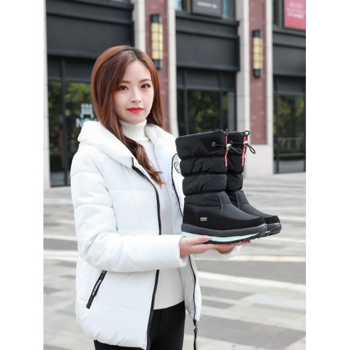 零下40度保暖東北雪地靴女士冬季棉鞋加厚底加絨防水防滑高筒靴子