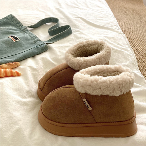 圓滾滾阿童木~!巨厚實保暖加絨雪地靴女INS冬季加絨包跟厚底棉鞋 圓滾滾阿童木~!巨厚實保暖加絨雪地靴女INS冬季加絨包跟厚底棉鞋