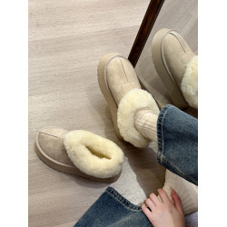 防水防滑厚底增高雪地靴女款2026新款冬季加絨加厚麵包棉鞋毛毛鞋