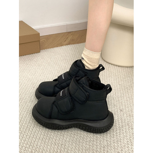 Misscat保暖東北雪地靴冬季魔術貼加絨加厚抗寒時尚百搭雪地棉鞋 Misscat保暖東北雪地靴冬季魔術貼加絨加厚抗寒時尚百搭雪地棉鞋