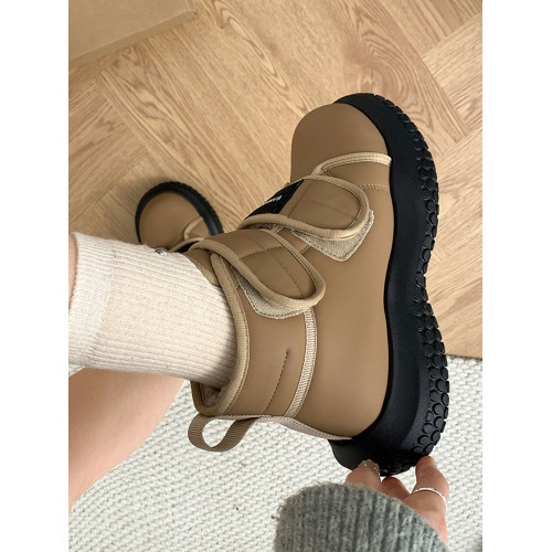 Misscat保暖東北雪地靴冬季魔術貼加絨加厚抗寒時尚百搭雪地棉鞋 Misscat保暖東北雪地靴冬季魔術貼加絨加厚抗寒時尚百搭雪地棉鞋