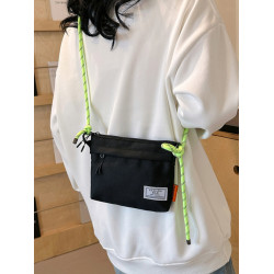 胸包男女簡約輕便手機包休閒單肩斜後後背包掛脖子包潮牌機車郵差包