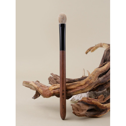 小胖丁D08原色花羊毛眼影刷大號鋪色打底暈染扁圓頭動物毛化妝刷