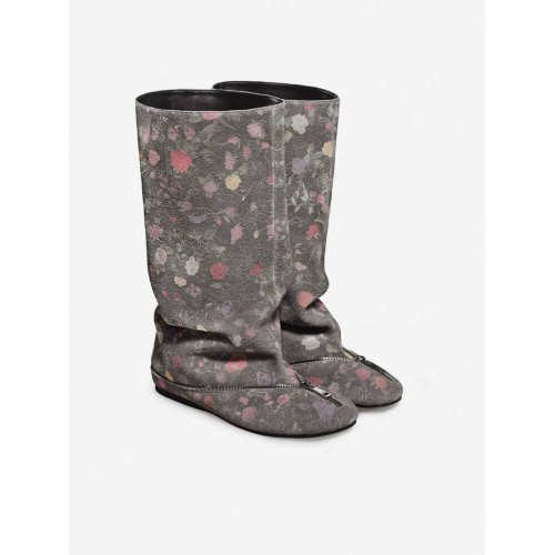 小衆設計拉鍊裝飾堆堆靴2026春夏新款甜酷少女風芭蕾舞平底中筒靴