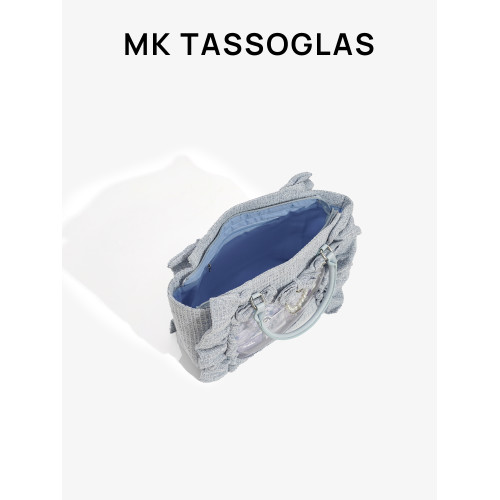 日本MK TASSOGLAS新款痛包荷葉邊小香風日常通勤手提斜後後背包