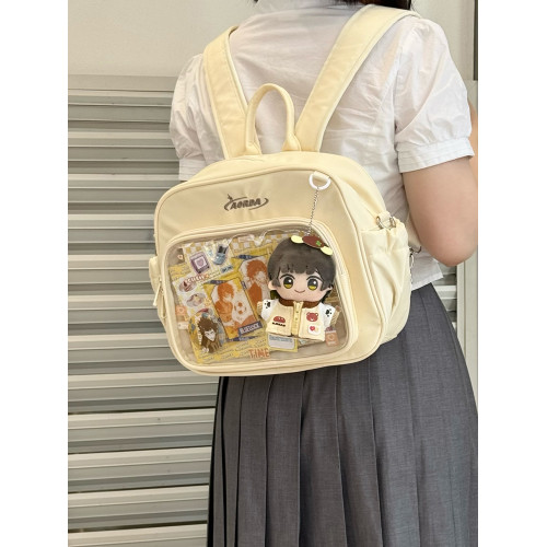 AORDA 日常吧唧小食量痛包雙肩二次元娃包穀子動漫社畜單肩斜後後背包