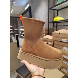 厚底增高雪地靴女皮毛一體2026新款冬季彈力襪筒加厚保暖雪地棉鞋