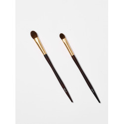 星兜杏仁鋪色刷舌形眼影刷 超柔軟小馬毛化妝刷 平價版GE11 12