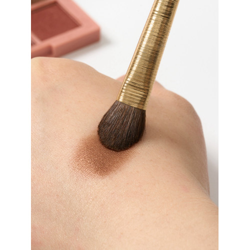 星兜杏仁鋪色刷舌形眼影刷 超柔軟小馬毛化妝刷 平價版GE11 12