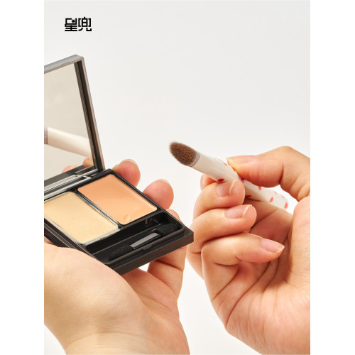 星兜小熨斗遮瑕刷淚溝痘印黑眼圈遮蓋可攜式化妝刷高光刷繪本XD0607