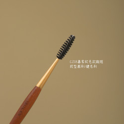 春和C208毒家橄欖核軟毛款螺旋眉刷睫毛刷可彎曲掃眉睫毛卷仙寶蘭