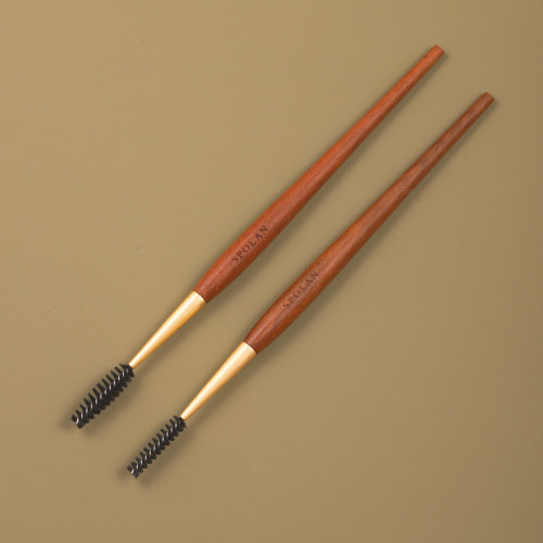 春和C208毒家橄欖核軟毛款螺旋眉刷睫毛刷可彎曲掃眉睫毛卷仙寶蘭