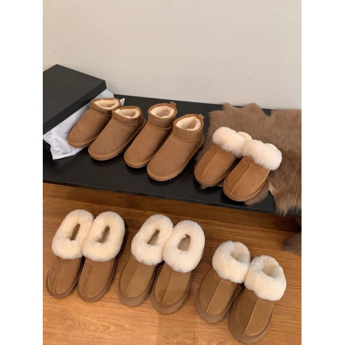 厚底毛毛拖鞋女外穿2025秋冬新款加絨保暖桑坡棉鞋皮毛一體雪地靴