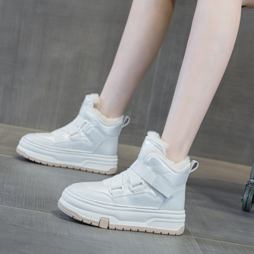 真皮兔毛雪地靴女冬季加絨加厚保暖魔術貼短靴厚底防滑東北大棉鞋 真皮兔毛雪地靴女冬季加絨加厚保暖魔術貼短靴厚底防滑東北大棉鞋