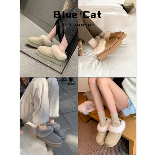 羊毛一體~厚底雪地靴女款2025新款冬季7CM內增高加絨加厚毛毛棉鞋 羊毛一體~厚底雪地靴女款2025新款冬季7CM內增高加絨加厚毛毛棉鞋