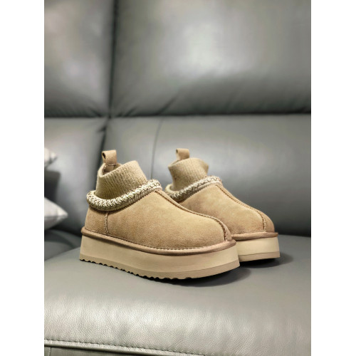 2025冬季新款皮毛一體雪地靴女短筒加絨保暖厚底雪地棉純羊毛棉鞋