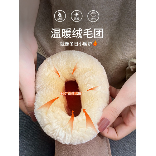 達芙妮防水防滑雪地靴女冬季2025新款加絨加厚真皮麵包東北棉短靴