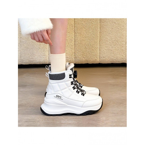 加絨保暖雪地靴女款冬季防水防滑高幫大棉鞋戶外零下40度抗寒棉靴