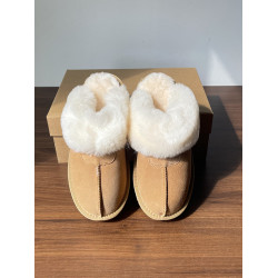 真皮厚底雪地靴女2025冬季加絨保暖防滑居家棉拖外穿包頭毛毛拖鞋