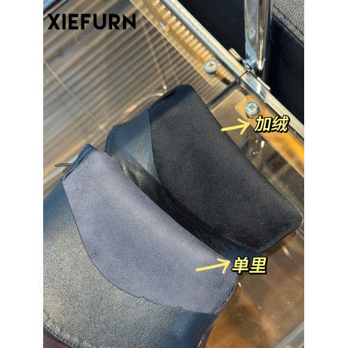 鞋夫人秋季新款v口長筒靴不過膝厚底增高時裝靴不掉筒騎士靴