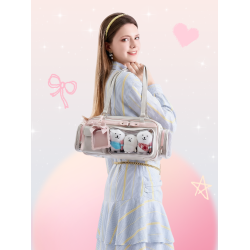 福拉拉原創黑色灰色通勤娃包製服包單肩斜背追星演唱會大容量痛包