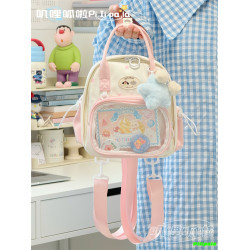 ins風小食量痛包兩用雙肩包斜後後背包 可愛少女學生小書包迷你包包萌