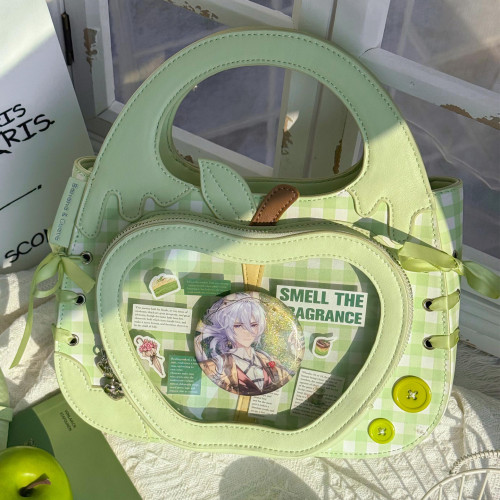 蘋果痛可拆卸肩帶香蕉家原創學生韓系通勤大容量痛包 蘋果痛可拆卸肩帶香蕉家原創學生韓系通勤大容量痛包